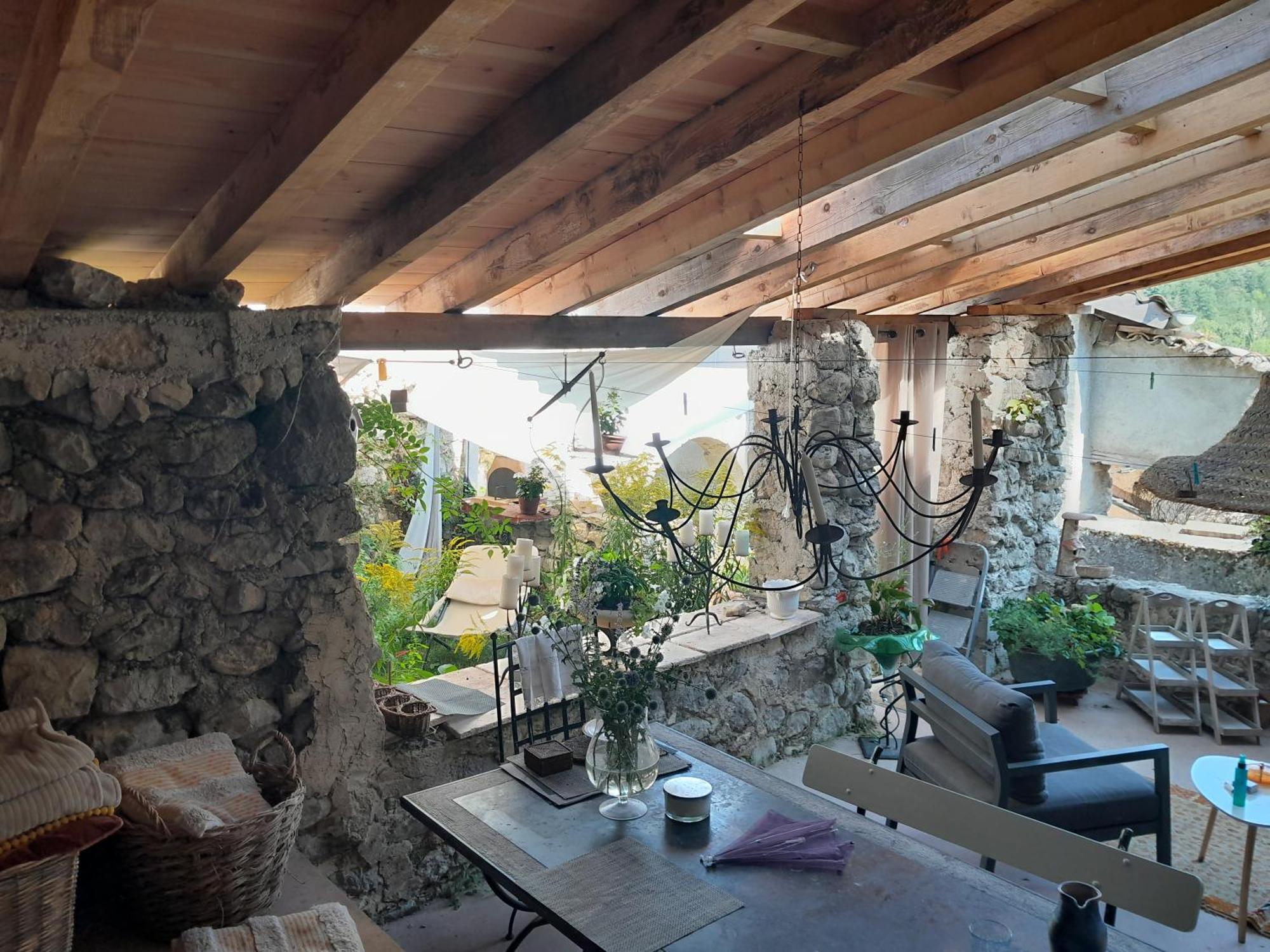 Chambre D'Hotes La Romarine Barnave Exterior foto